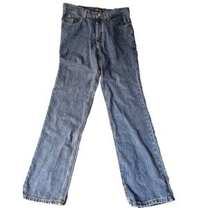 Lee Relaxed Fit Straight Leg Jeans Mens Size 36 X 36 Medium Wash High Rise Denim